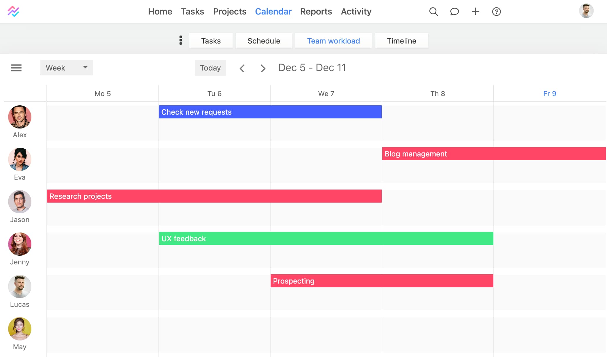 Breeze calendars
