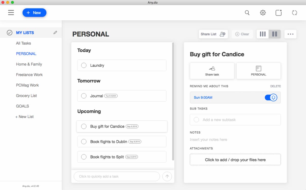 Airtable alternative Any.do