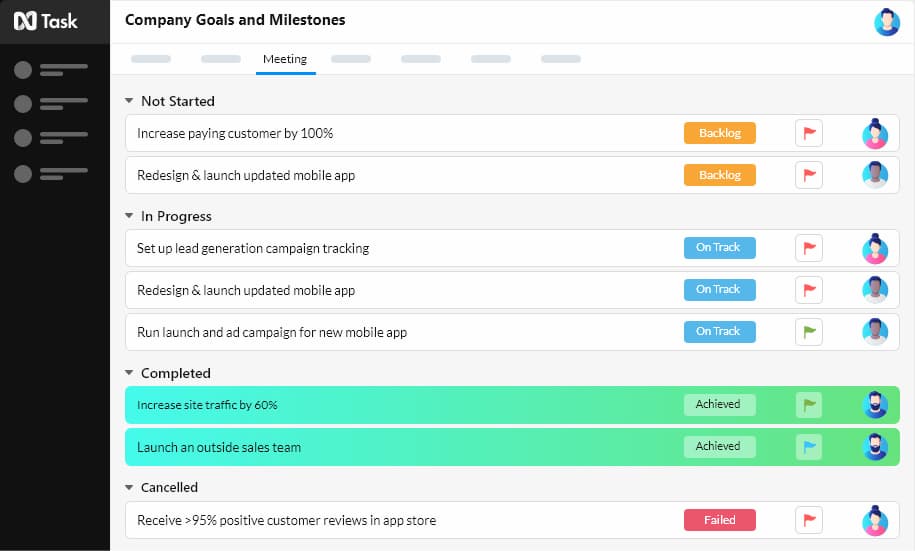 Airtable alternative nTask