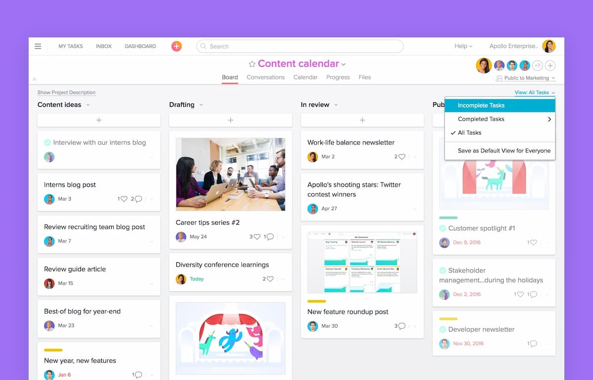 Notion alternative Asana