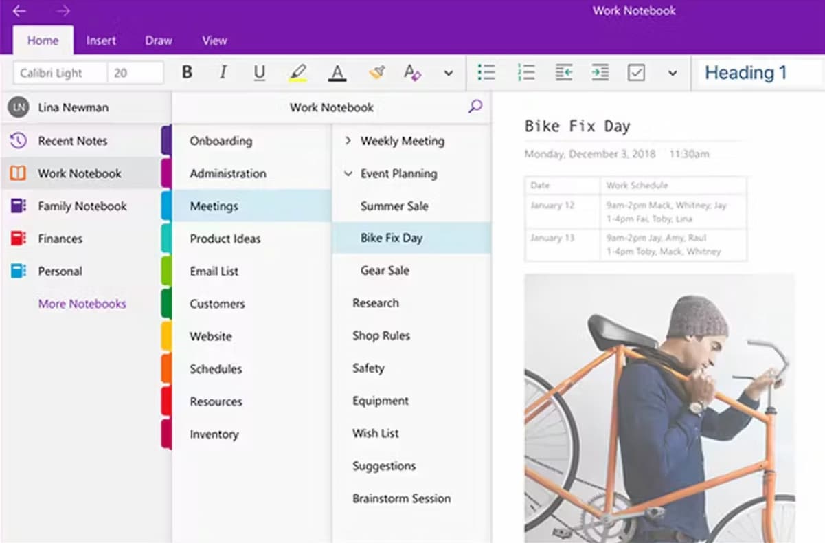 Notion alternative Microsoft OneNote