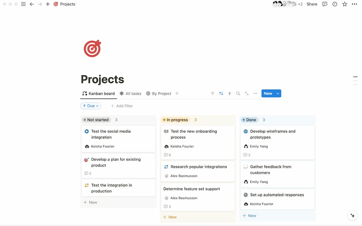 Zenkit alternative Notion