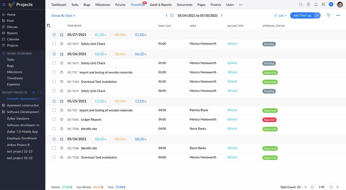 Zenkit alternative Zoho