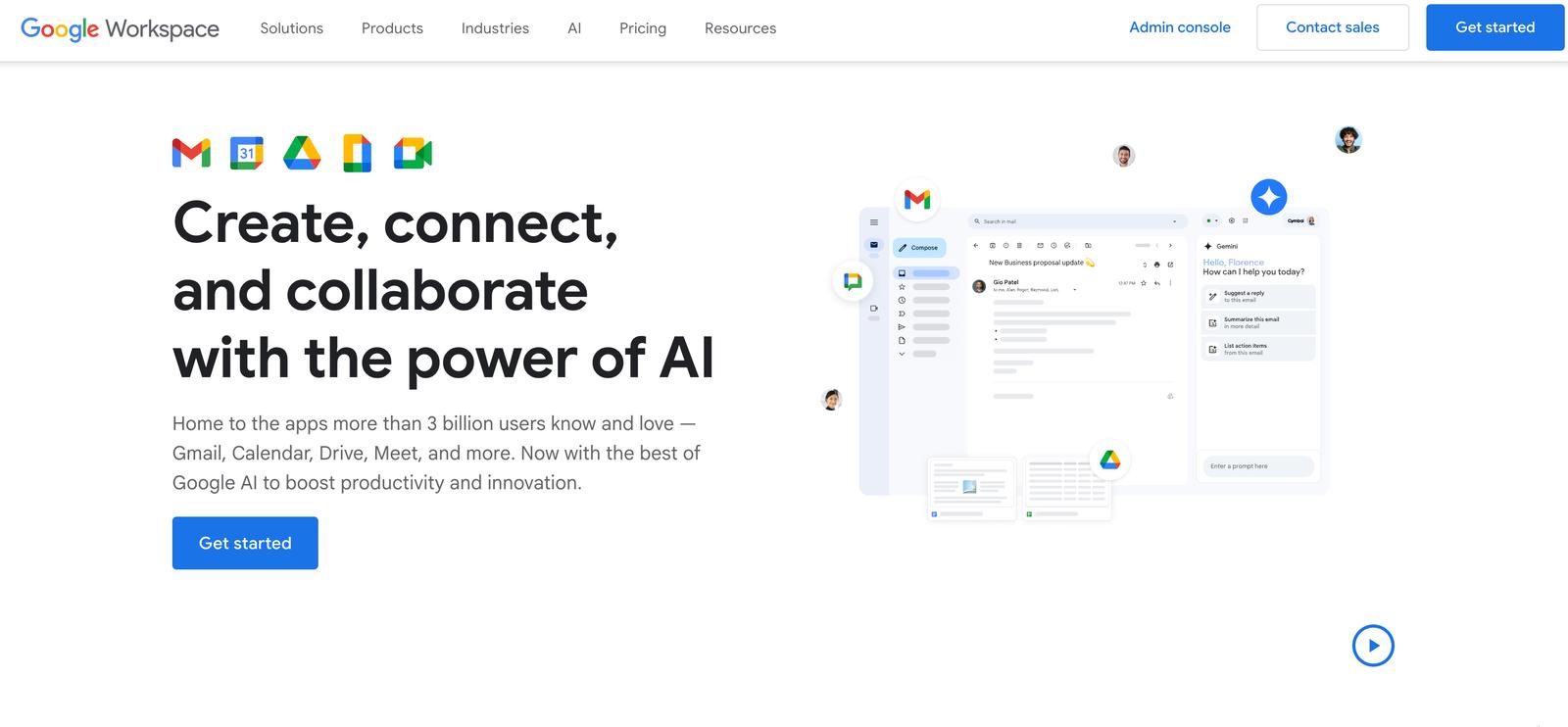 Google Workspace interface